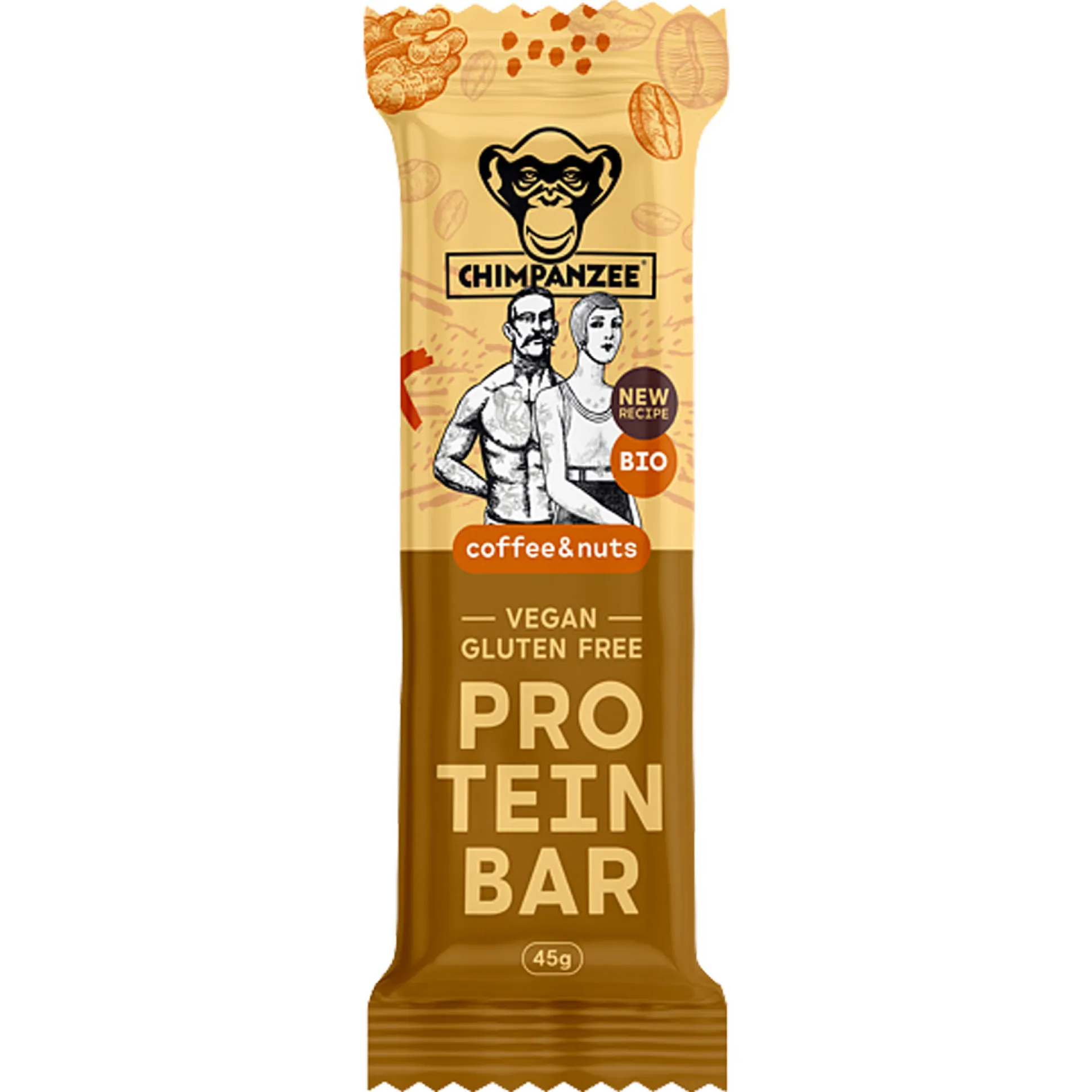 Barretta Chimpanzee BIO Protein - Caffè e noci