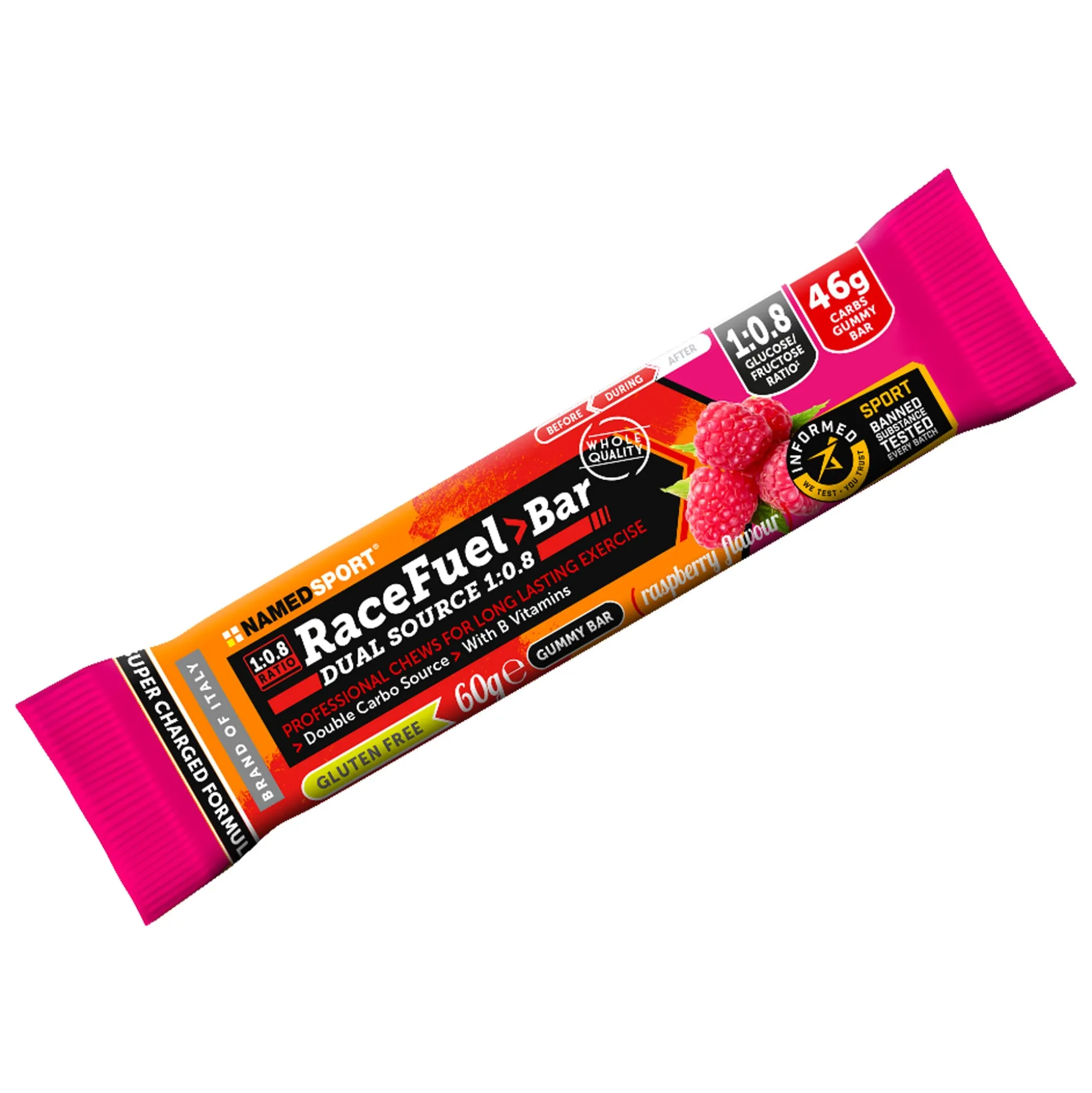 Barretta Named Race Fuel Bar - Lampone