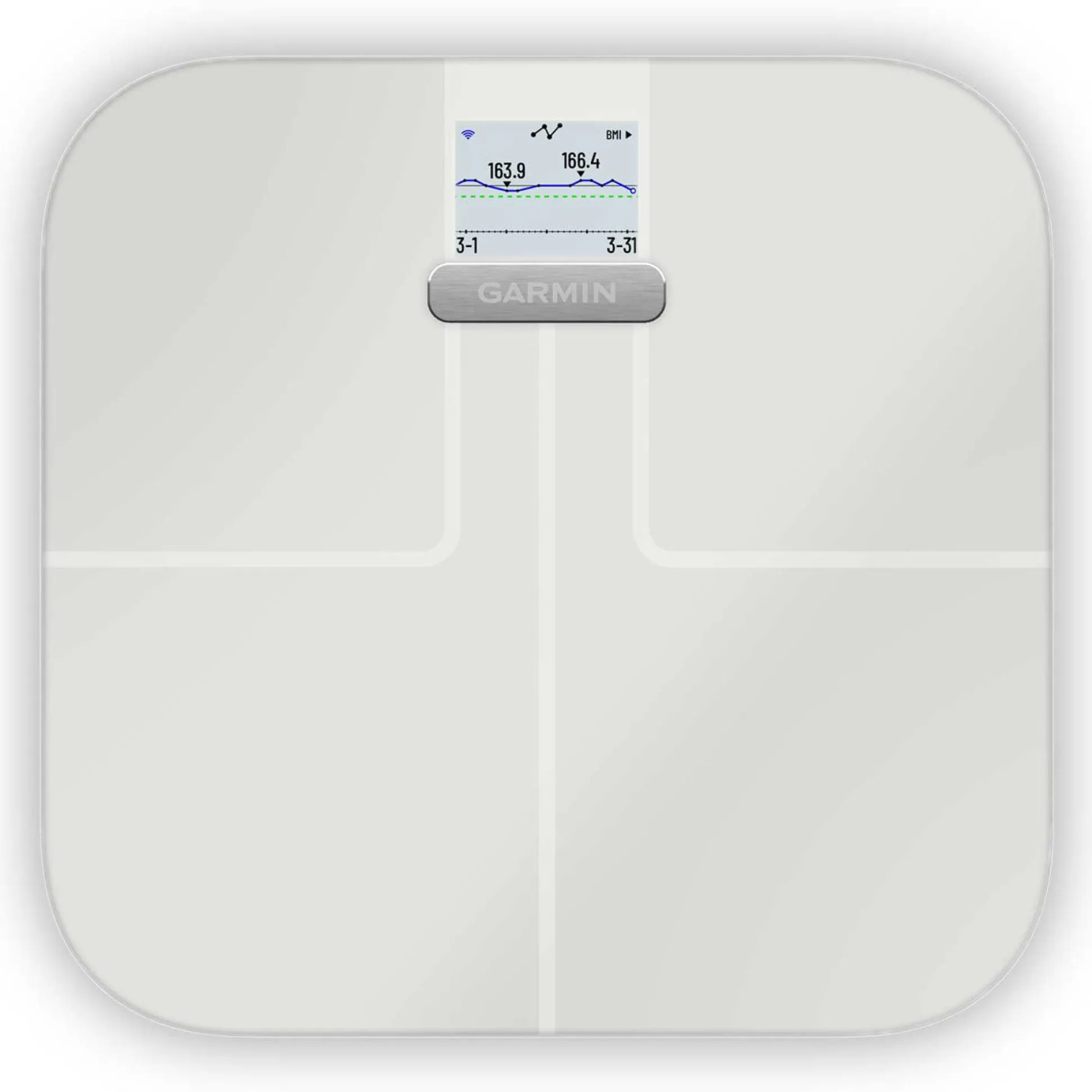 Bilancia Garmin Index Smart S2 - Bianco