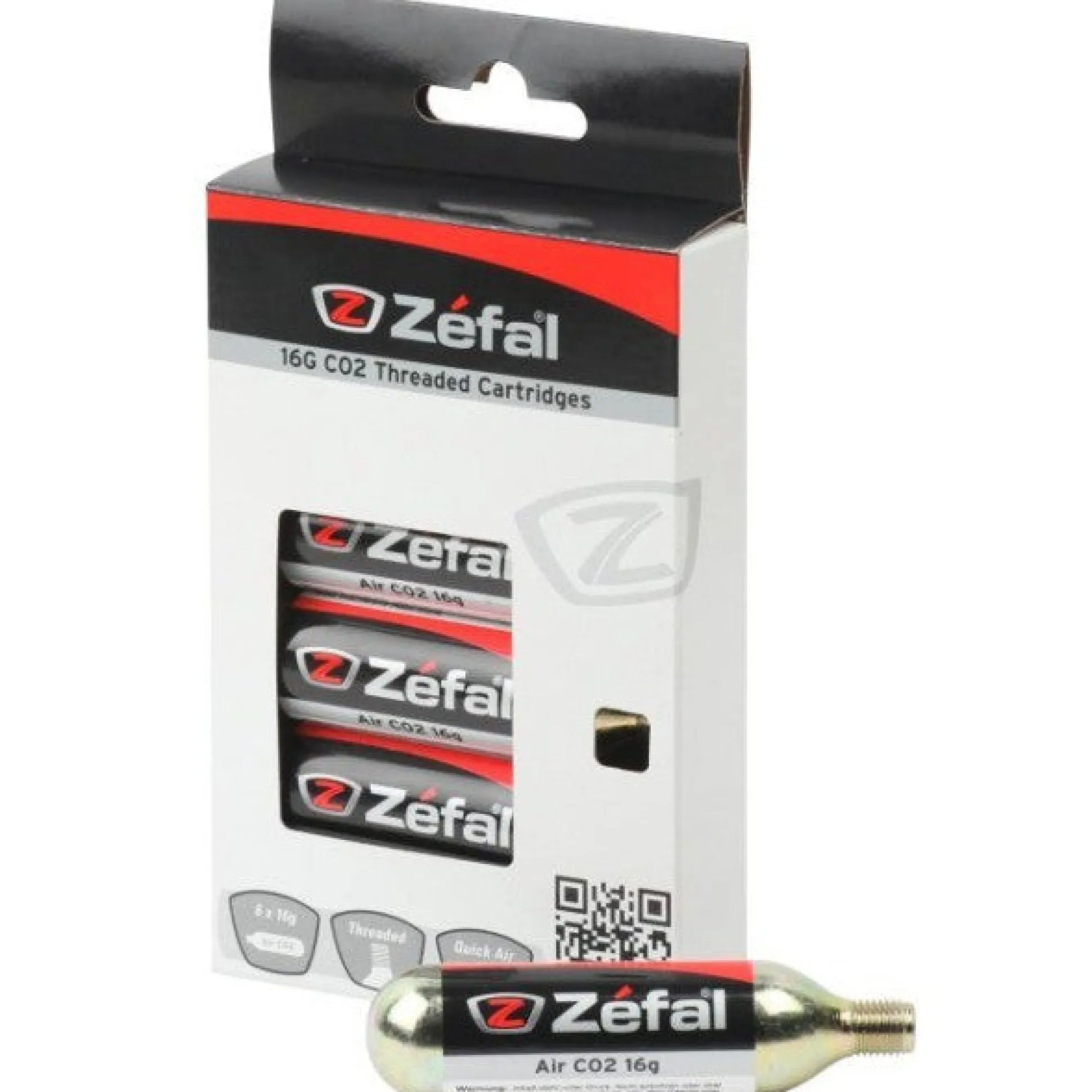 Bombolette CO2 Zefal 16g - 6 pezzi