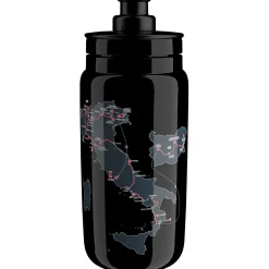 Borraccia Elite Fly Giro d'Italia 2026 Map - Nero