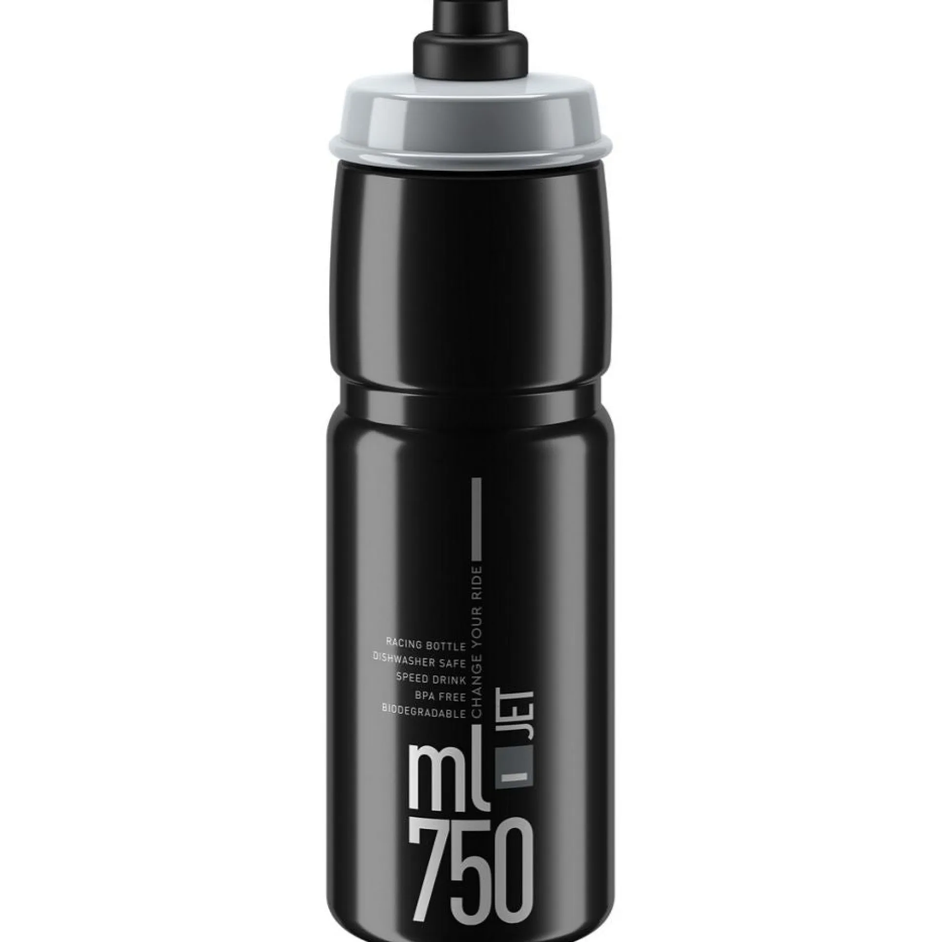 Borraccia Elite Jet Logo 750ml - Nero