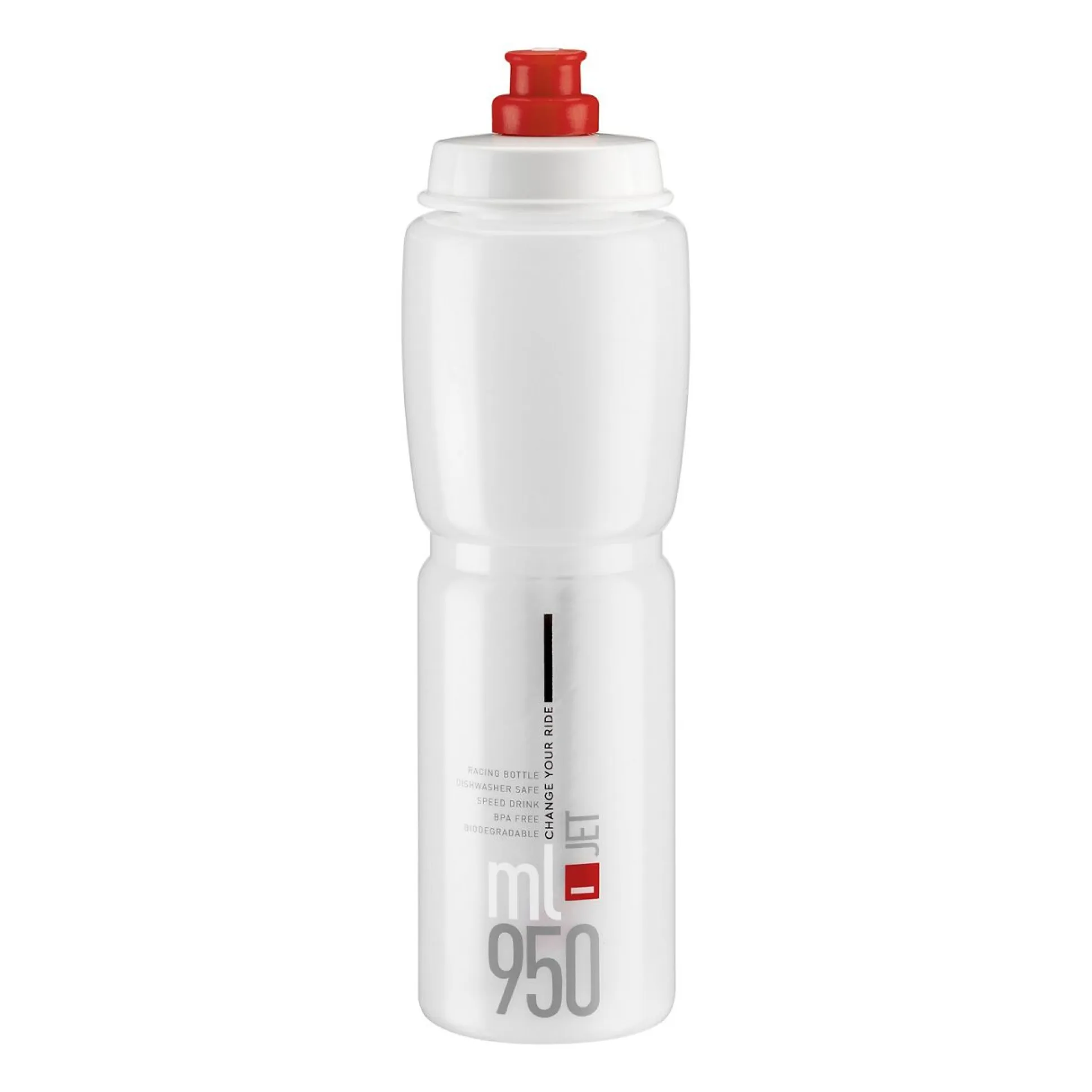 Borraccia Elite Jet Logo 950ml - Trasparente