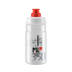 Borraccia Elite Jet Logo 350ml - Trasparente rosso