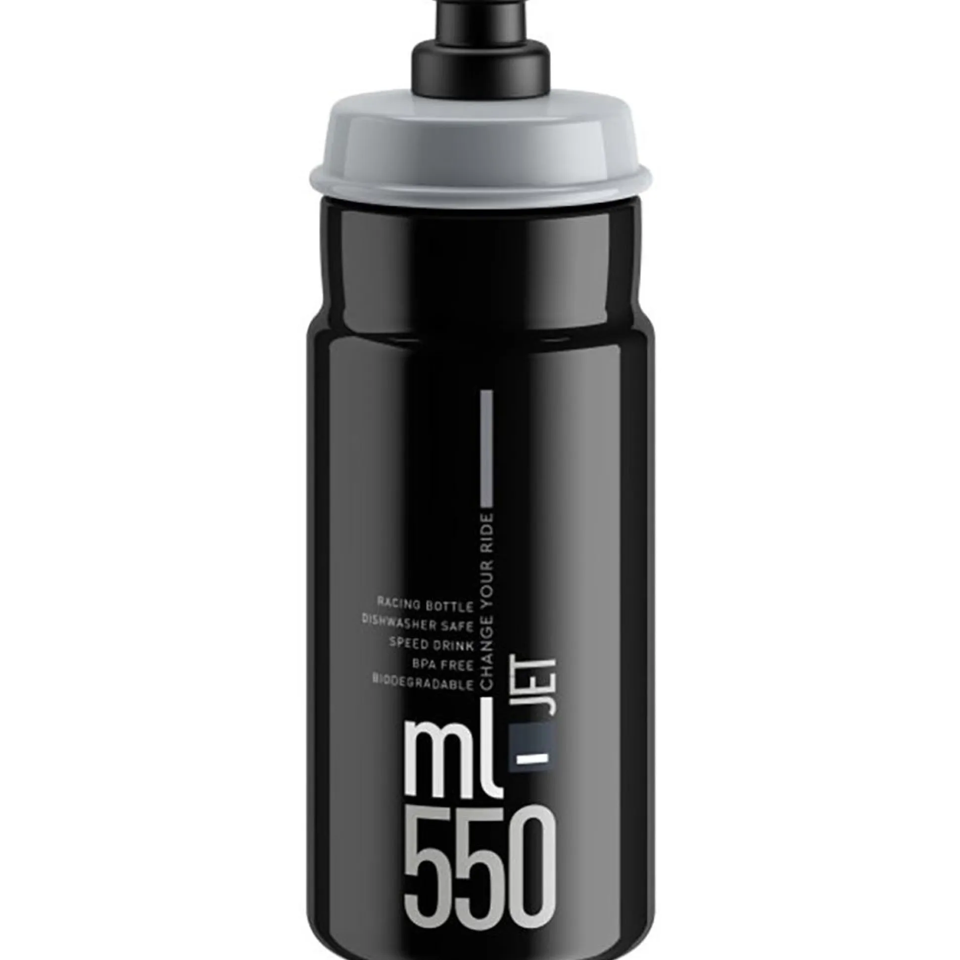 Borraccia Elite Jet 550ml - Nero