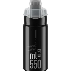 Borraccia Elite Jet Plus 550ml - Nero