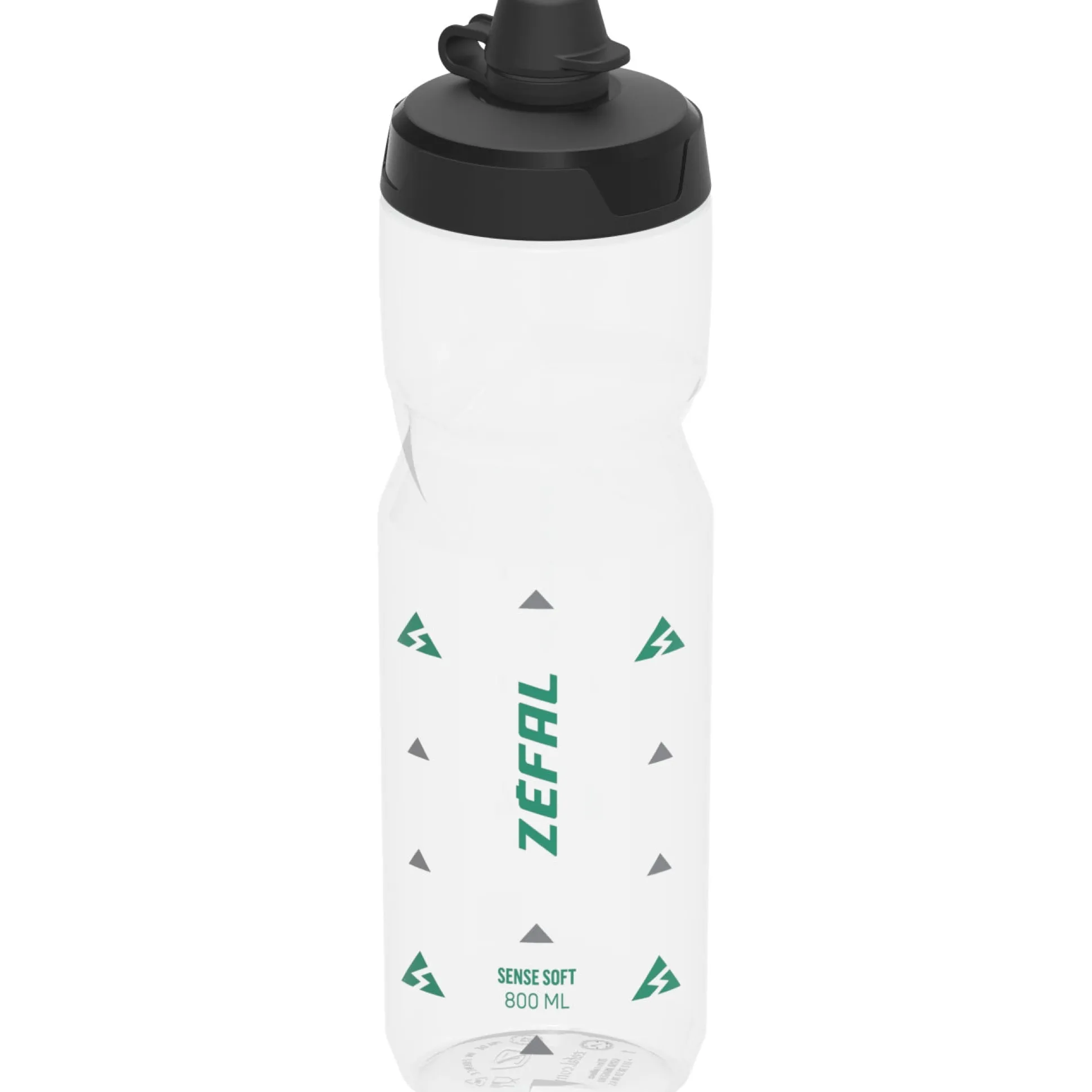 Borraccia Zefal Sense Soft No Mud 800 ml - Trasparente