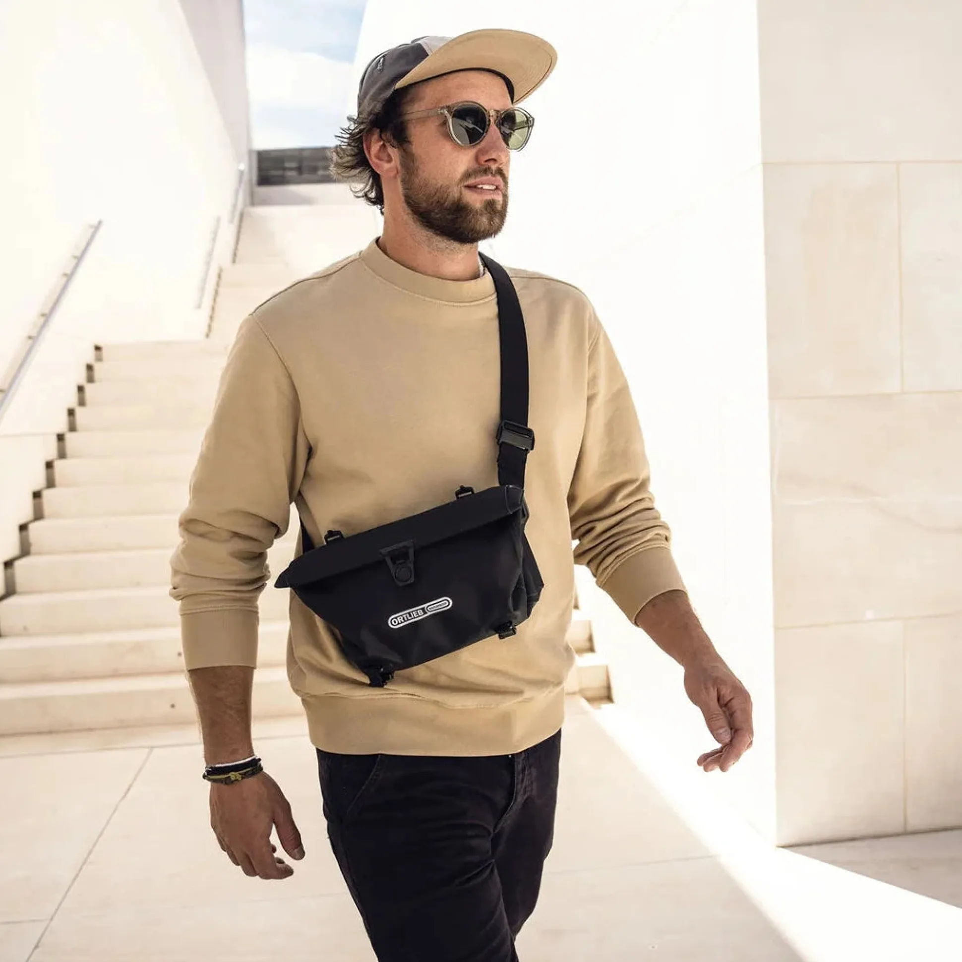 Borsa manubrio Ortlieb Velo-Sling - Marrone