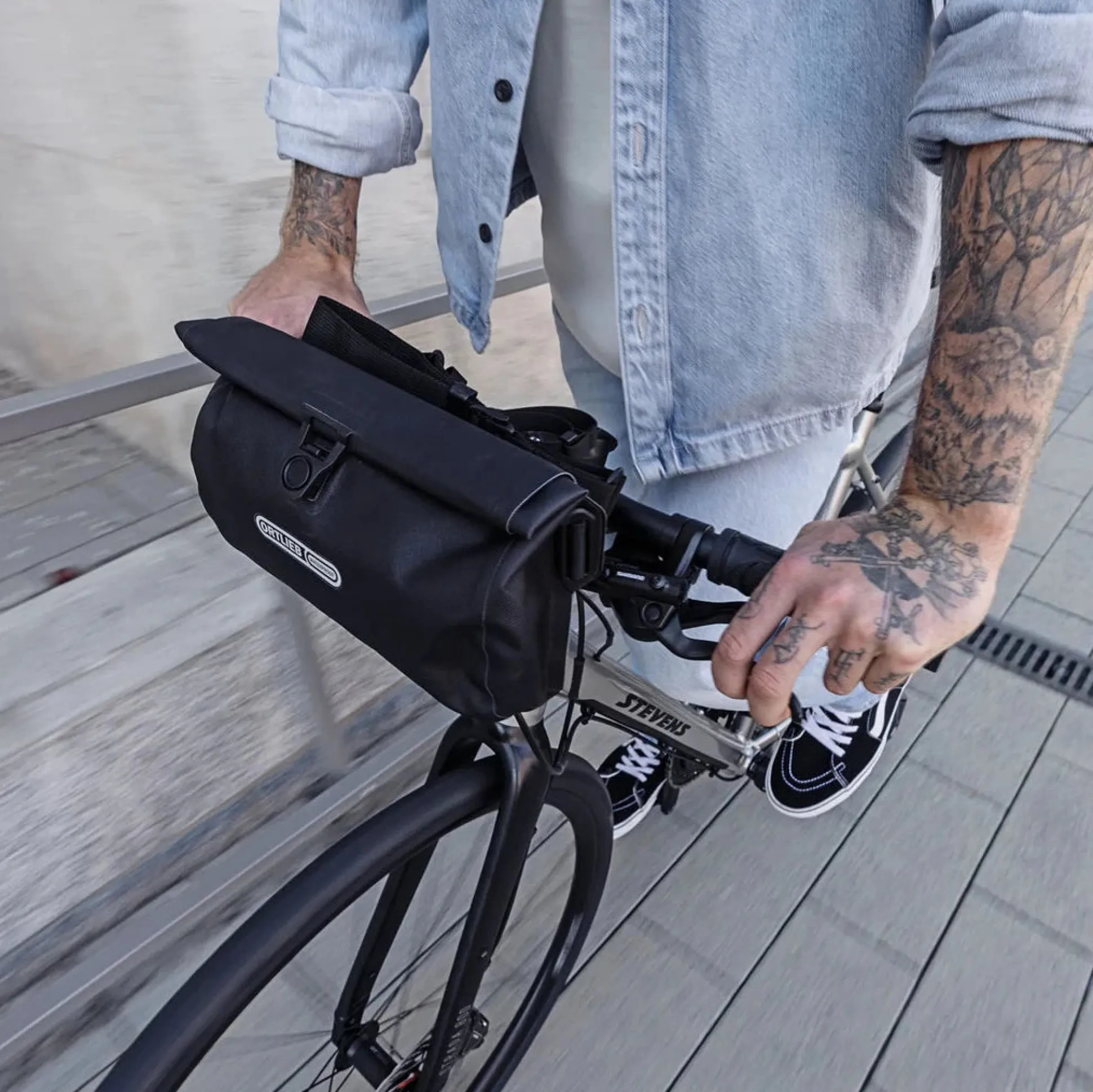 Borsa manubrio Ortlieb Velo-Sling Flex 5 L - Nero