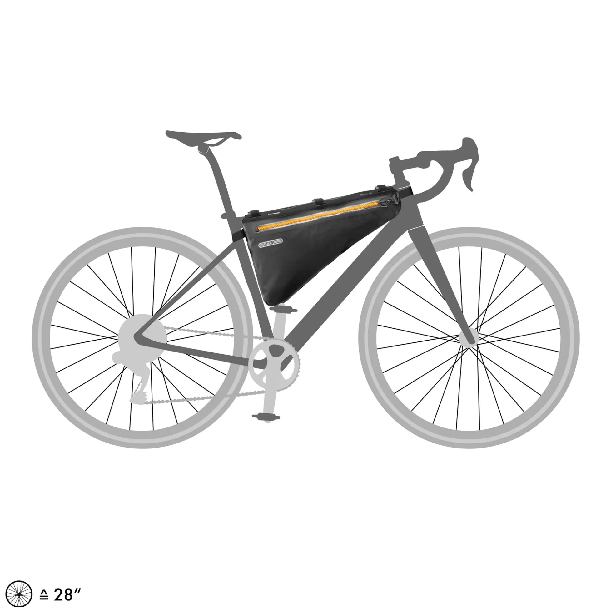 Borsa telaio Ortlieb Frame-Pack 6L - Nero