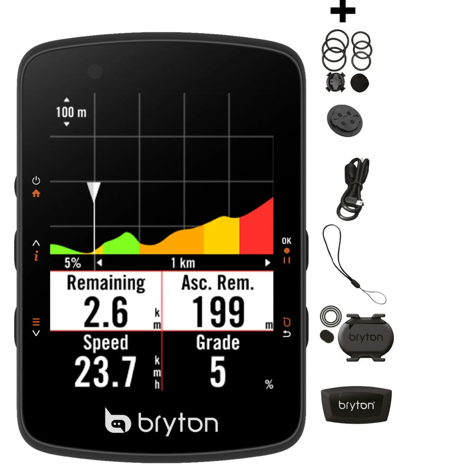 Bryton Rider 550D - Nero
