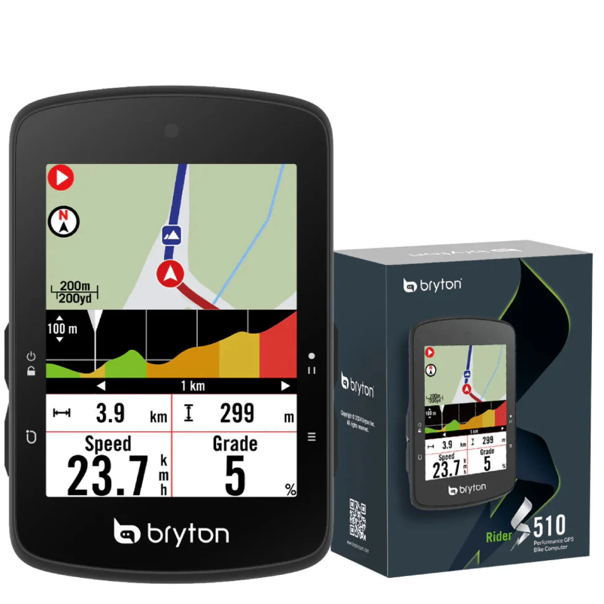 Bryton Rider S510E - Nero