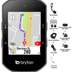 Bryton Rider S500T - Nero