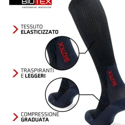 Calze Biotex Compression 3D - Nero