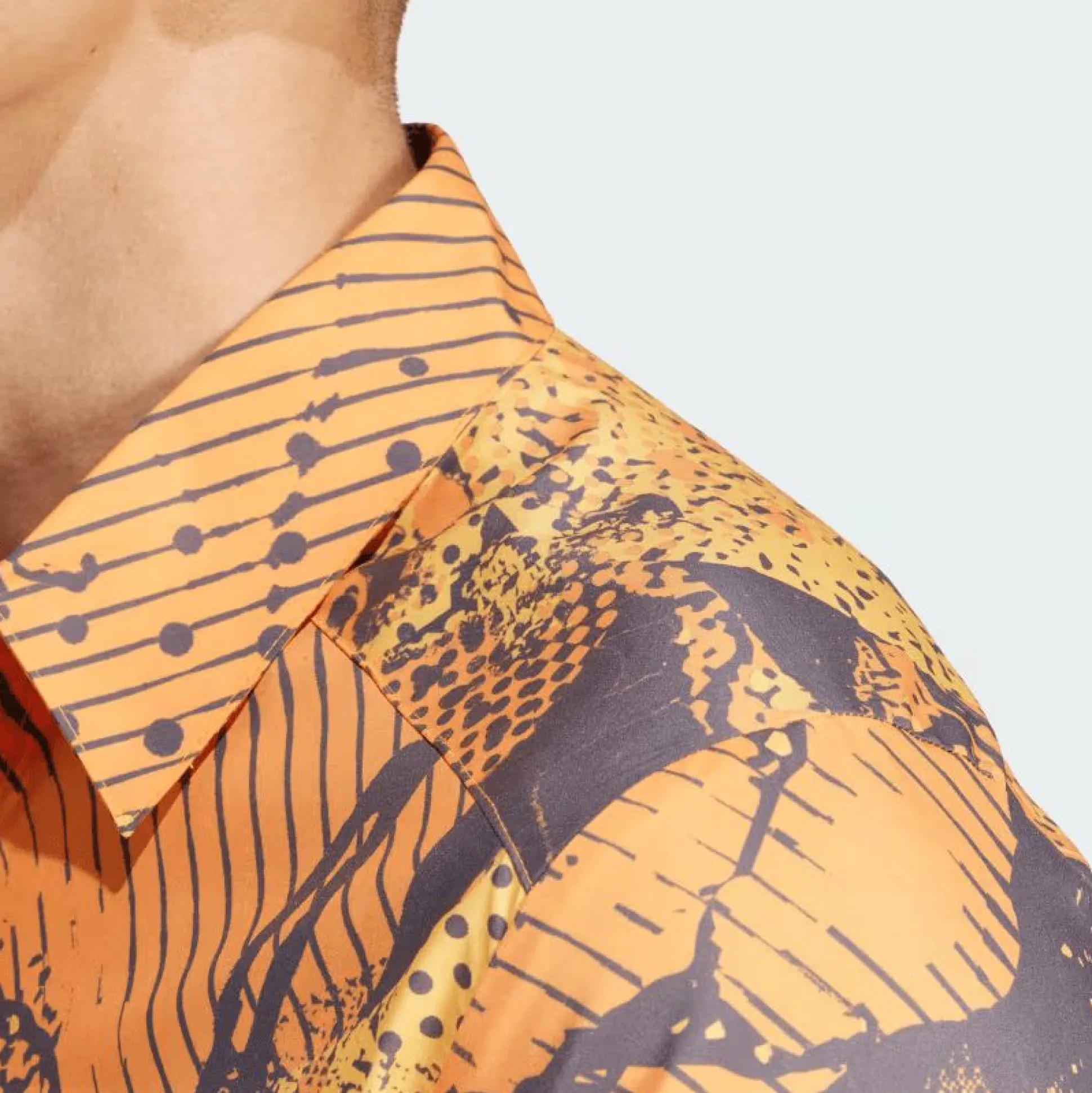 Camicia Adidas Trackstand Stencilled Art - Arancione