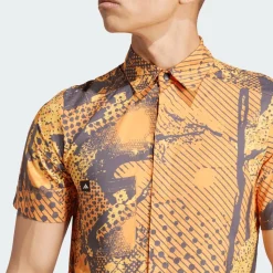 Camicia Adidas Trackstand Stencilled Art - Arancione