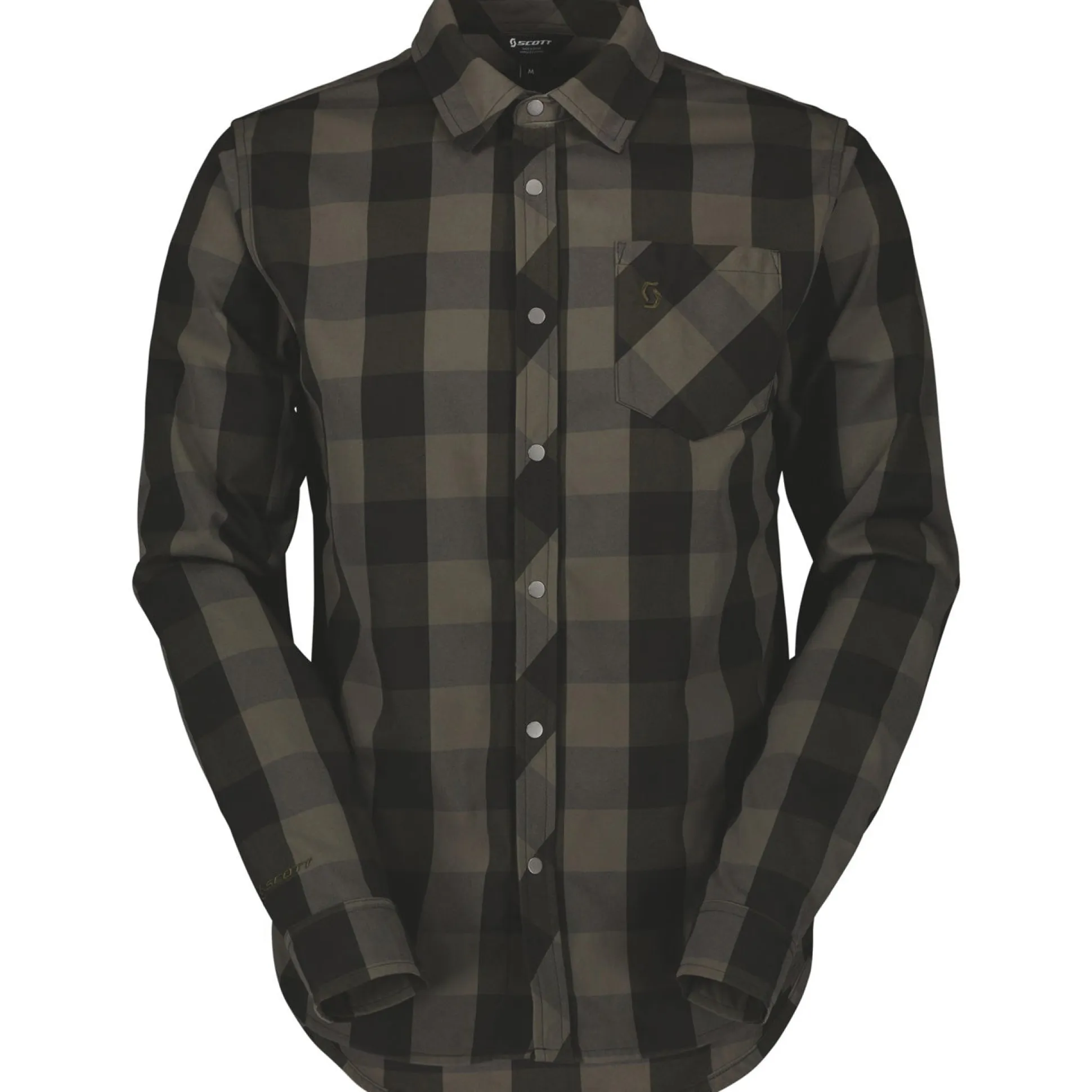 Camicia Scott Trail Flow Check - Verde