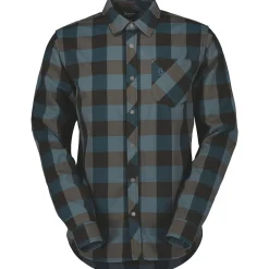 Camicia Scott Trail Flow Check - Verde blu