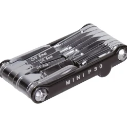 Chiave multiuso Topeak Mini PT30 (30 funzioni) nera con custodia
