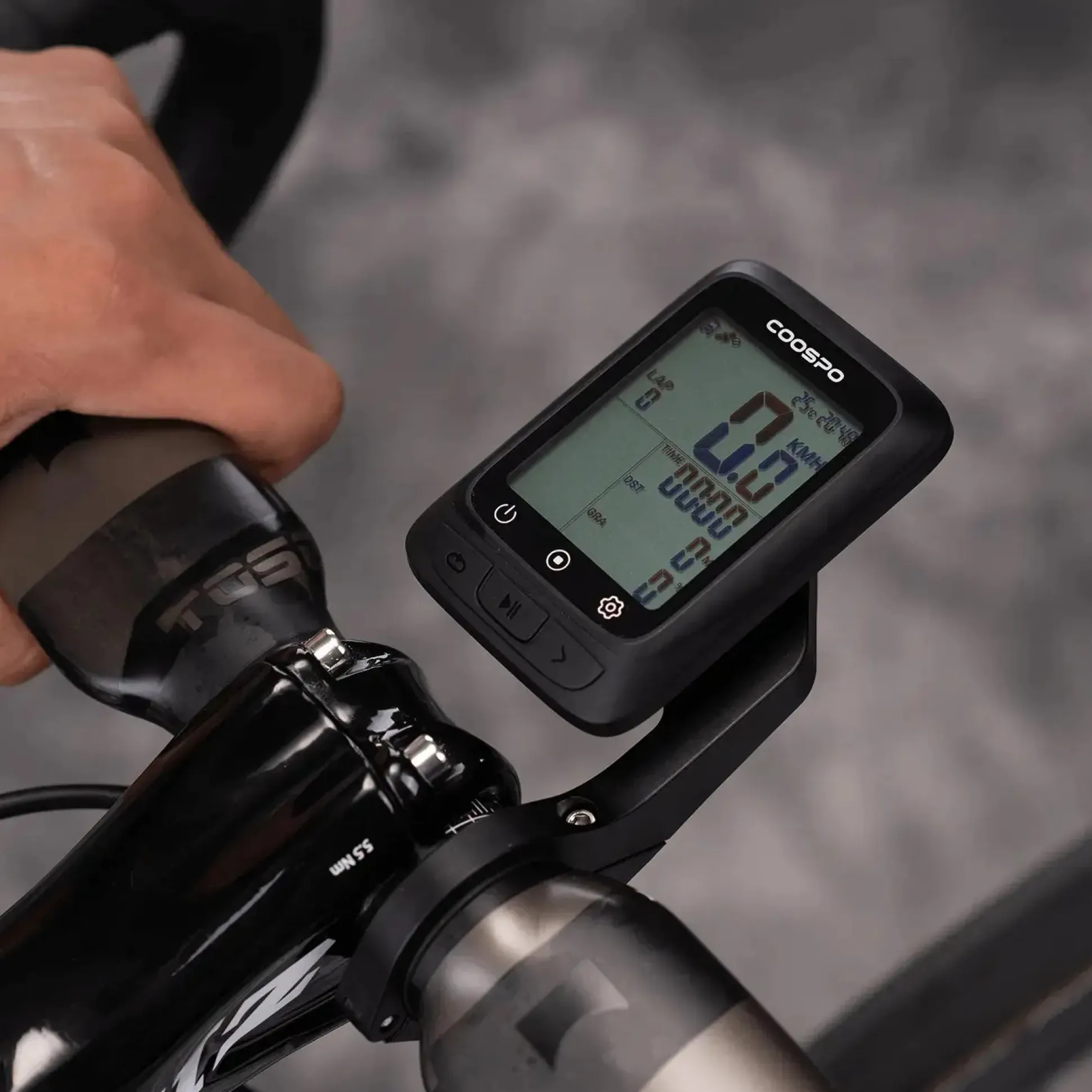 Ciclocomputer Coospo Gps BC107 - Nero