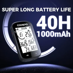 Ciclocomputer Coospo Gps CS300 - Nero
