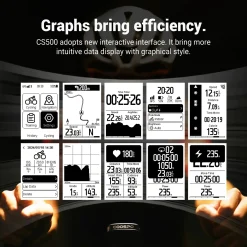 Ciclocomputer Coospo Gps CS500 - Nero