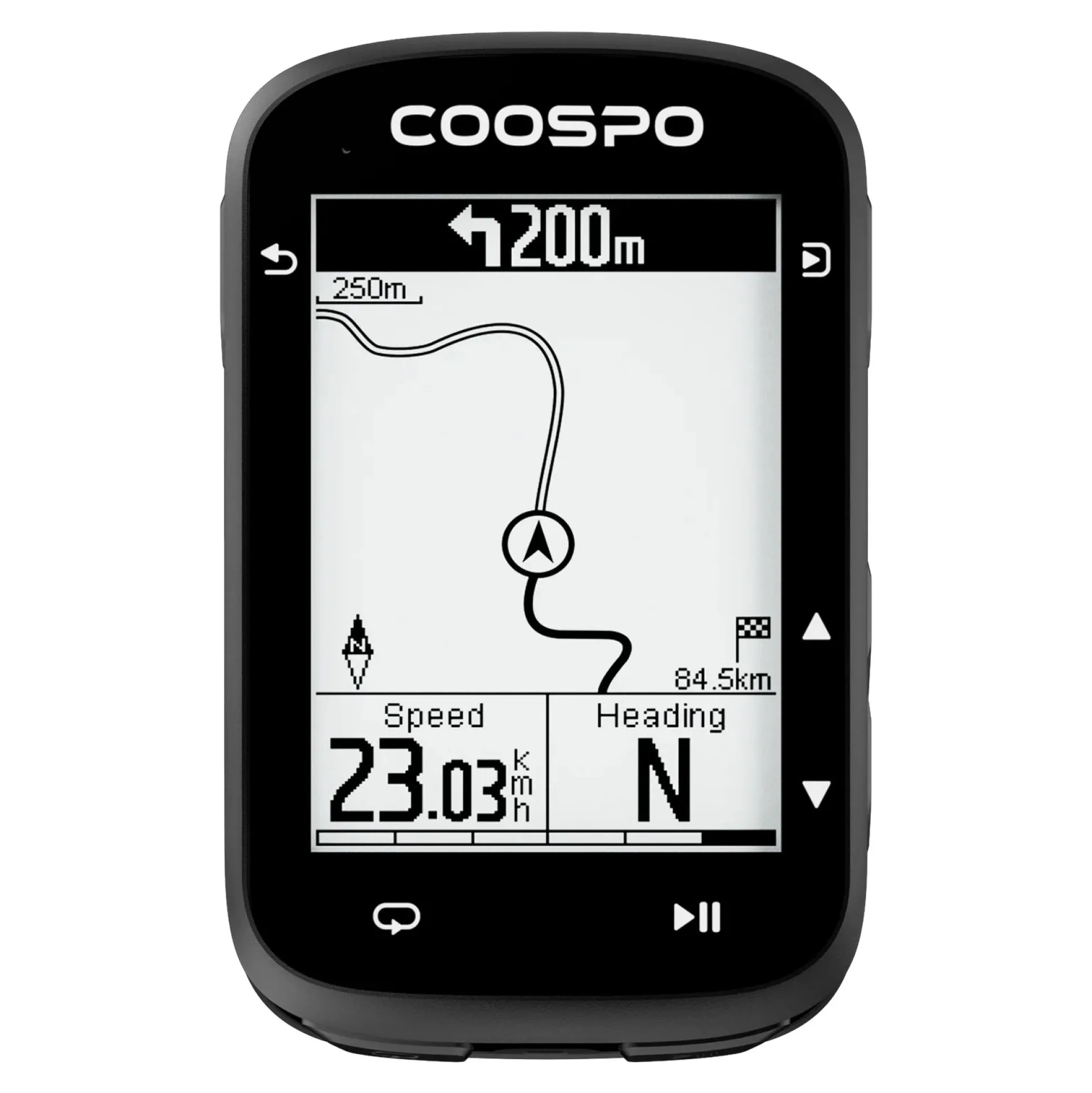 Ciclocomputer Coospo Gps CS500 - Nero