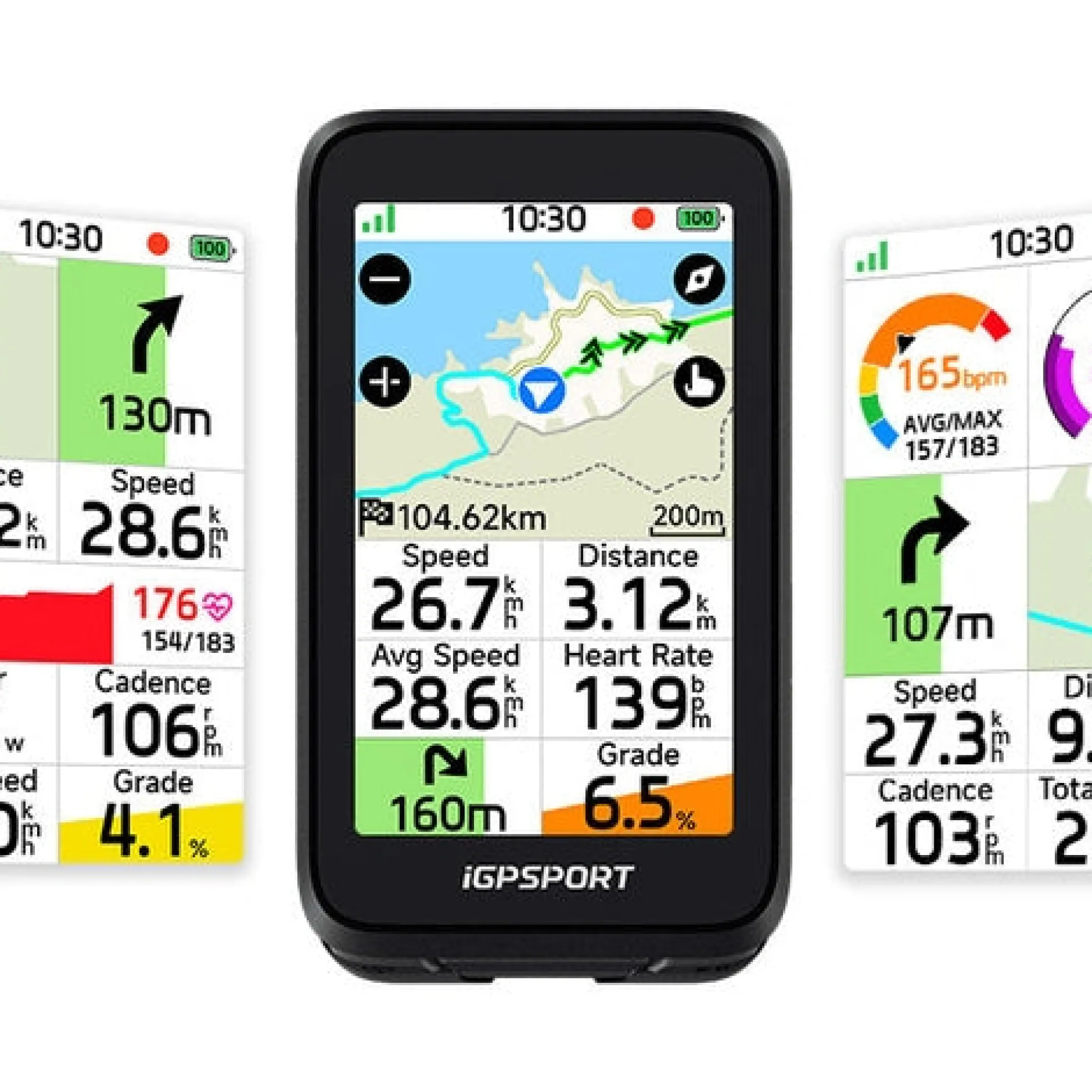 Ciclocomputer gps iGPSPORT BiNavi Air - Nero