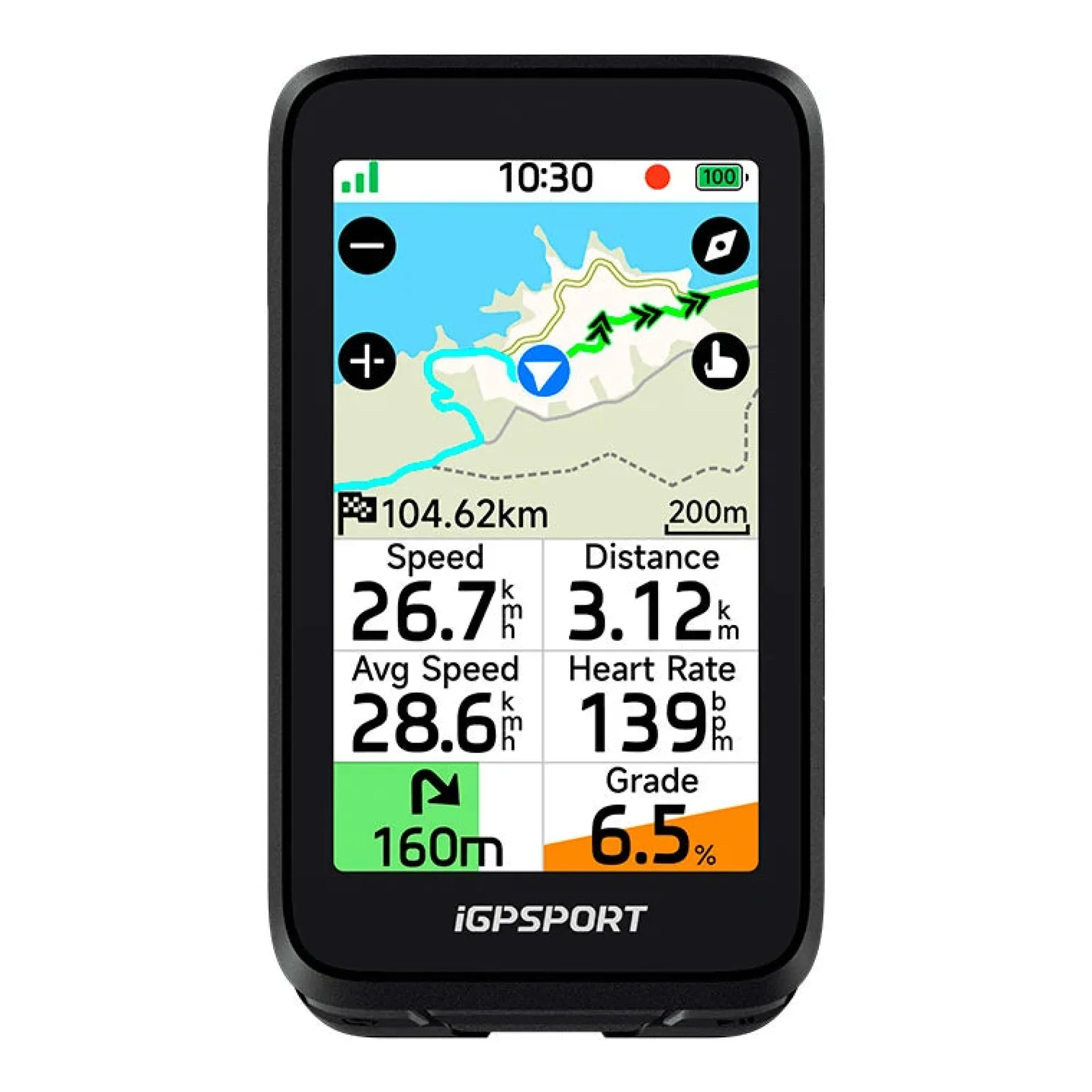 Ciclocomputer gps iGPSPORT BiNavi Air - Nero