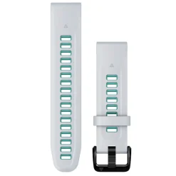 Cinturino Garmin QuickFit 20 - Bianco azzurro
