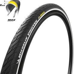 Copertoncino Michelin 20X2,2 Protek Max Tube Type Rigido - Nero/Reflex