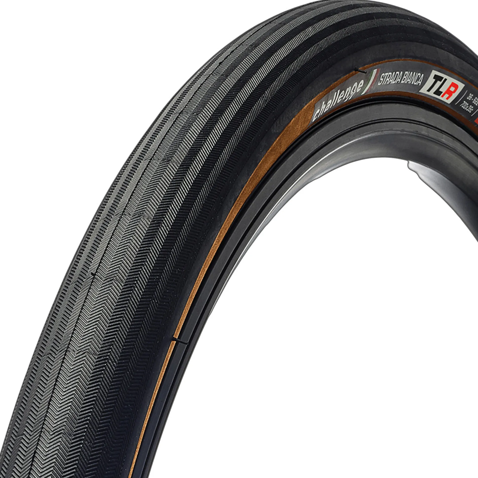 Copertone Challenge Strada Bianca TLR 700x36 - Nero marrone