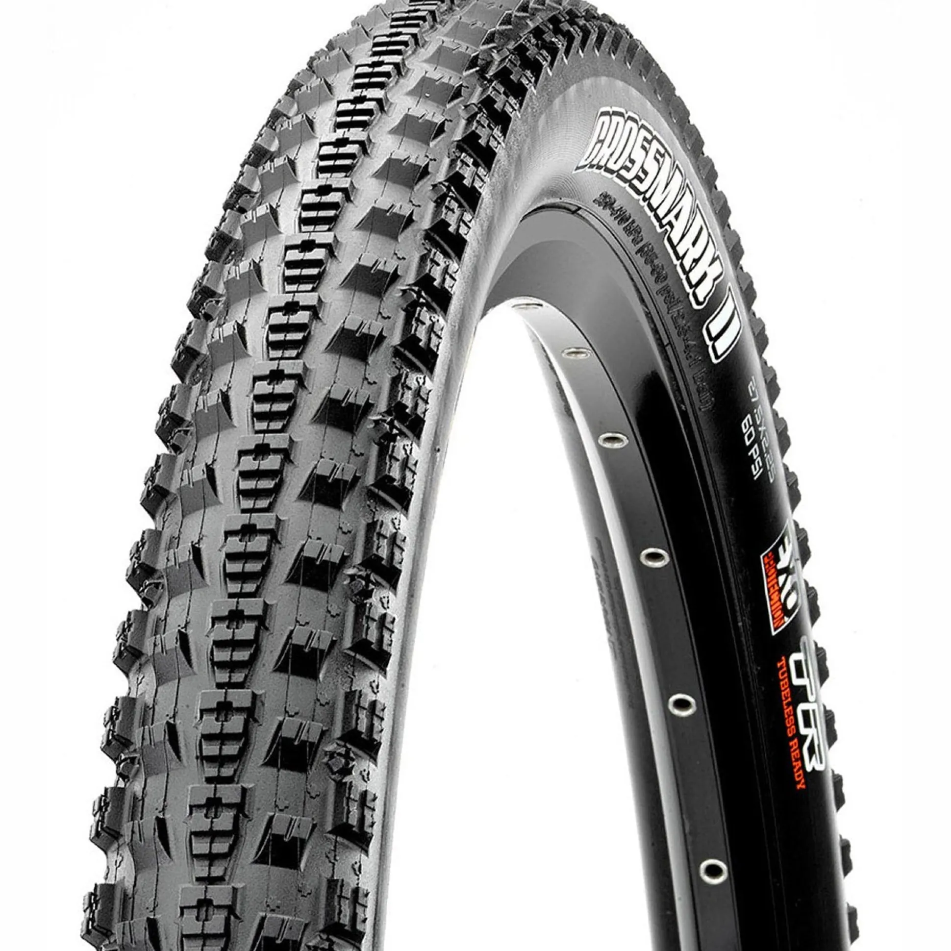 Copertone Maxxis Crossmark II EXO TR 60TPI pieghevole - 26 x 2.10 - Nero