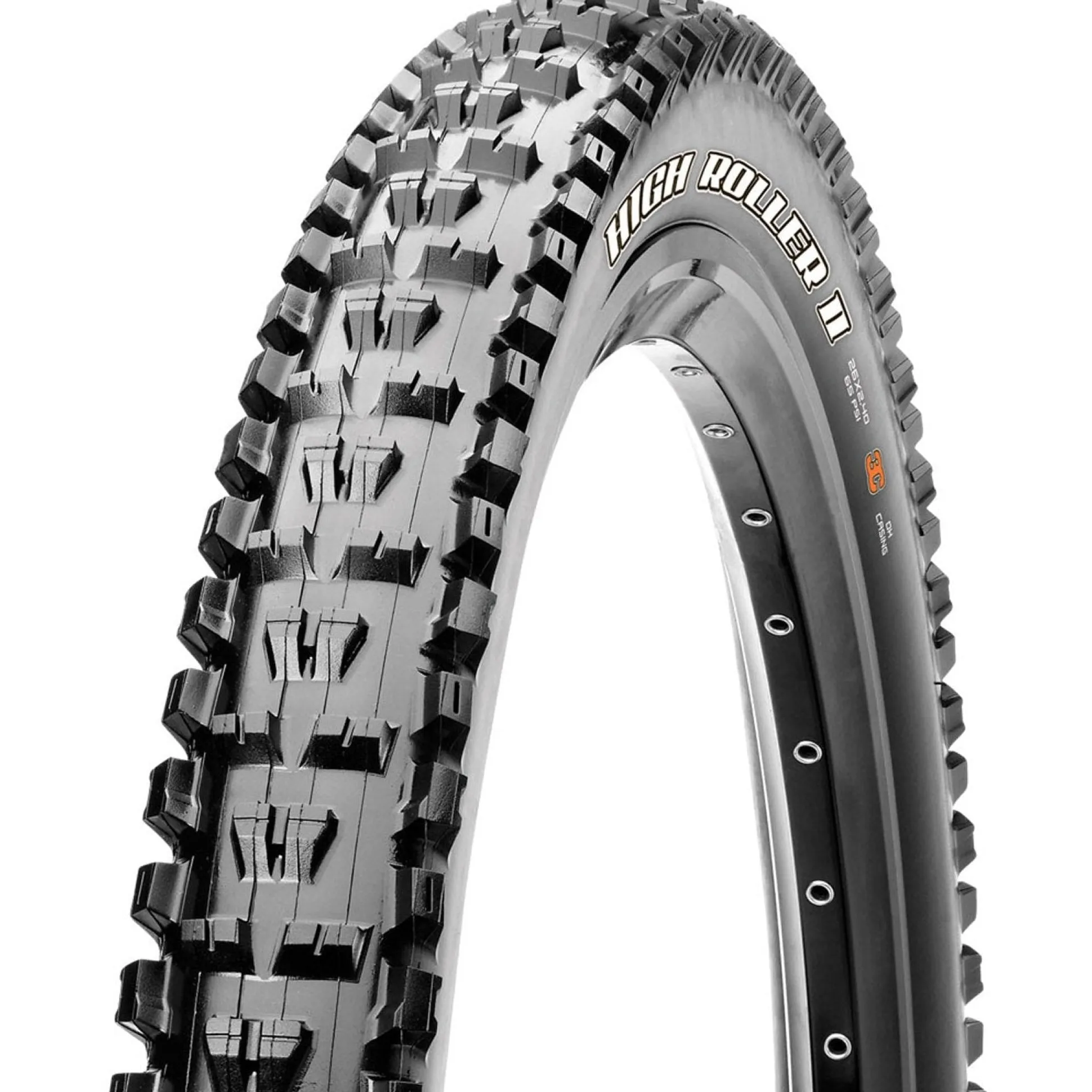 Copertone Maxxis High Roller II EXO TR 60TPI pieghevole dual - 27.5 x 2.30 - Nero