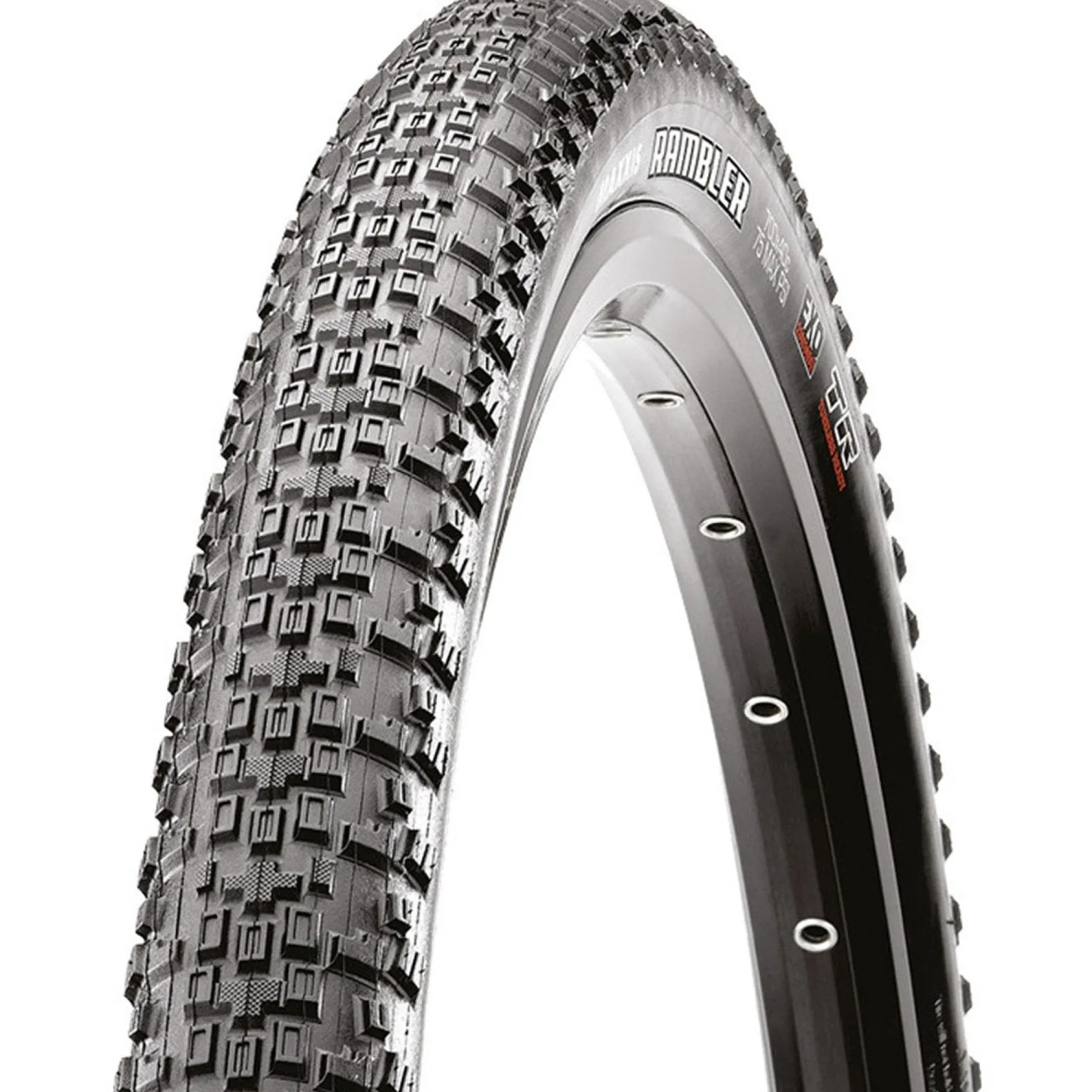Copertone Maxxis Rambler TR Silkshield 60TPI pieghevole - 700 x 40C - Nero