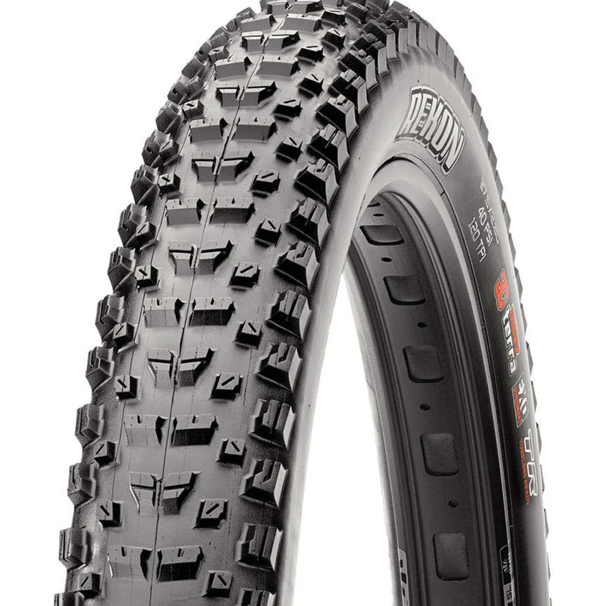 Copertone Maxxis Rekon EXO+ TR 60TPI pieghevole 3C MaxxTerra - 29 x 2.60 - Nero