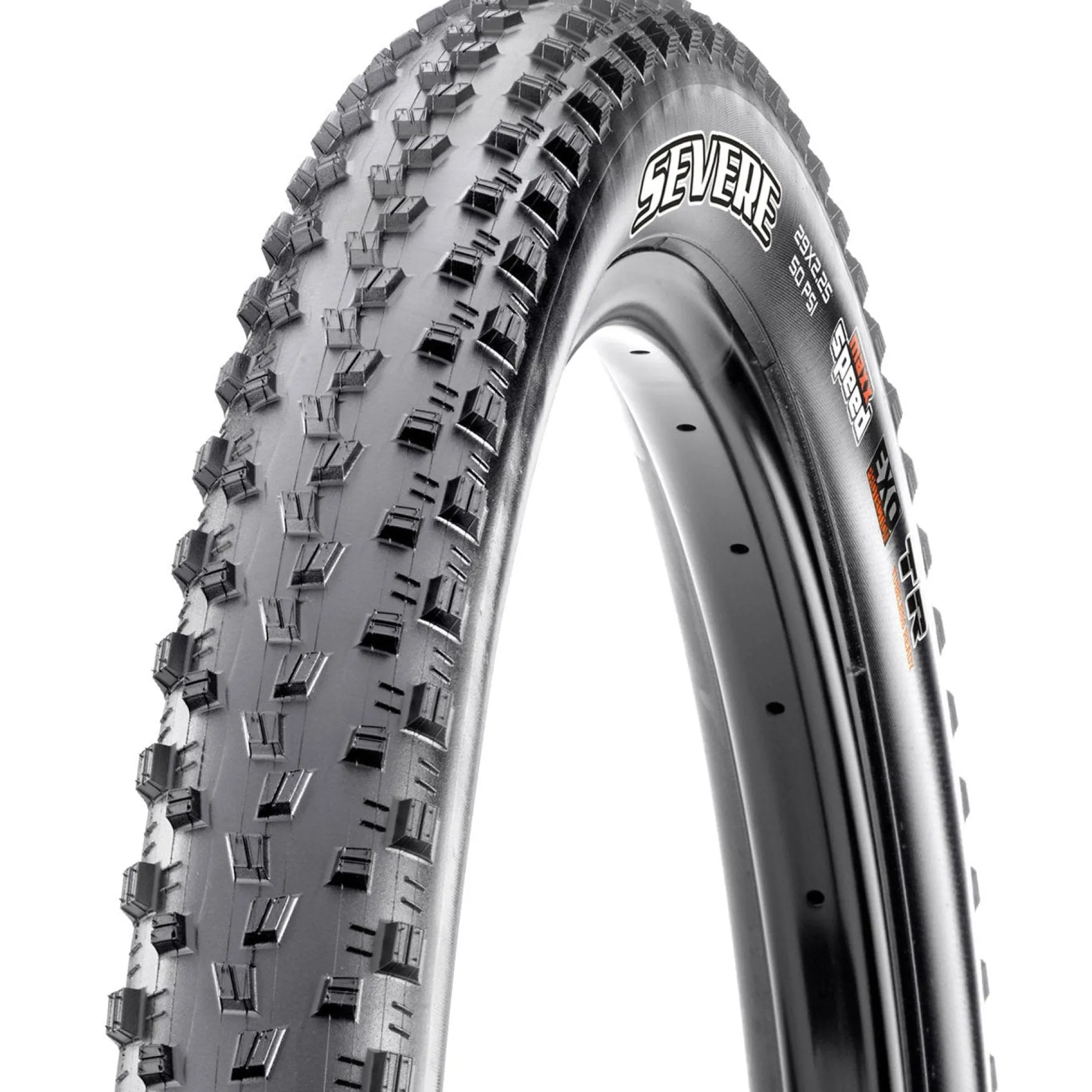 Copertone Maxxis Severe EXO TR 120TPI pieghevole MaxxSpeed - 29 x 2.25 - Nero