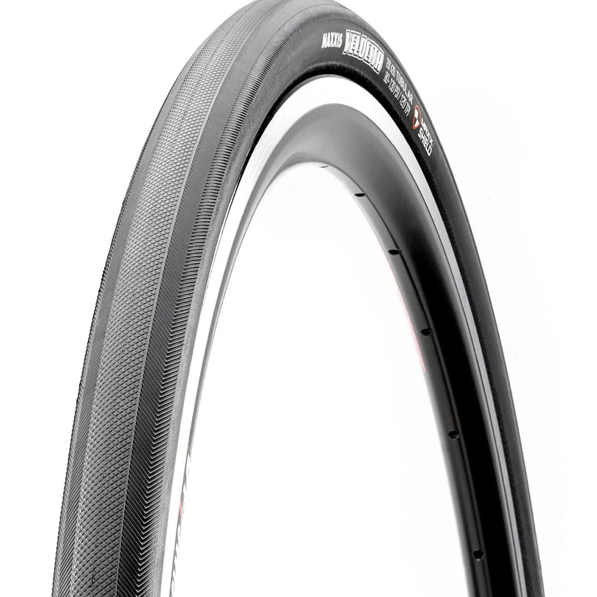 Copertone Maxxis Velocita TR Silkshield 60TPI pieghevole - 700 x 40C - Nero