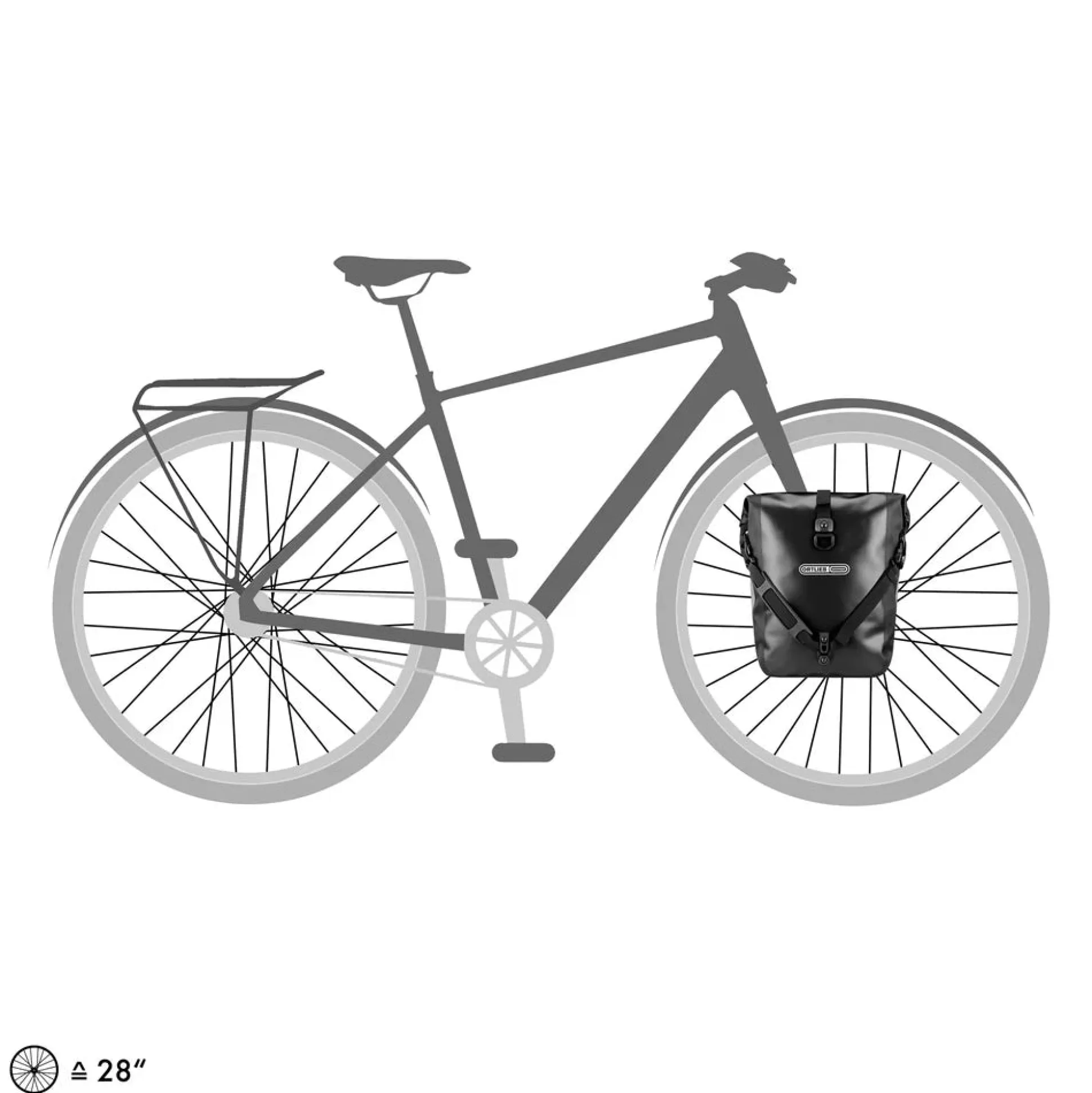 Coppia borse Ortlieb Sport-Roller - Nero