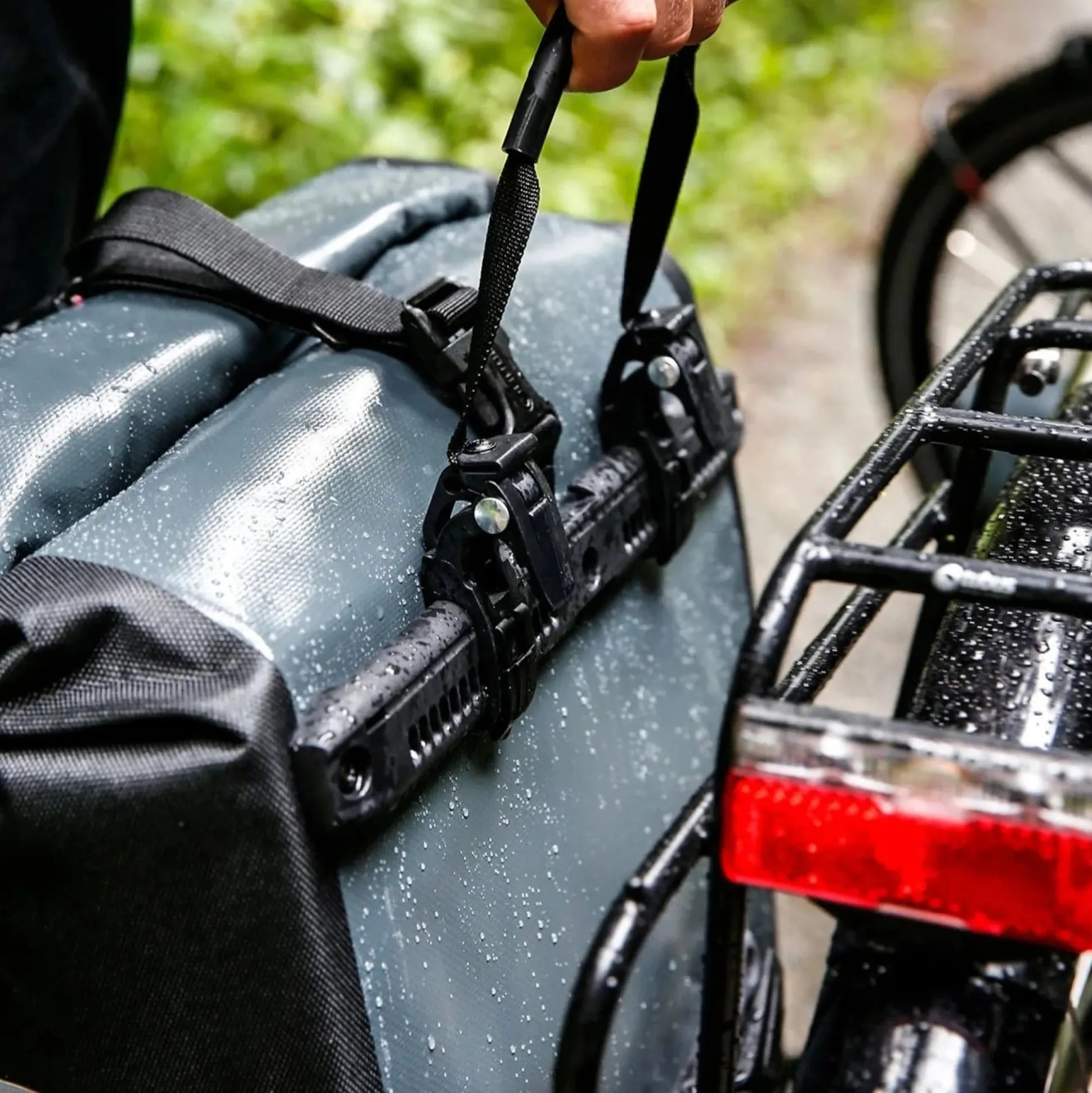 Coppia borse posteriori Ortlieb Back-Roller - Grigio