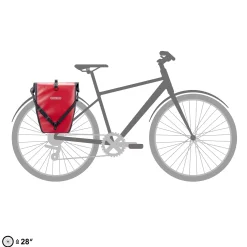 Coppia borse posteriori Ortlieb Back-Roller - Rosso