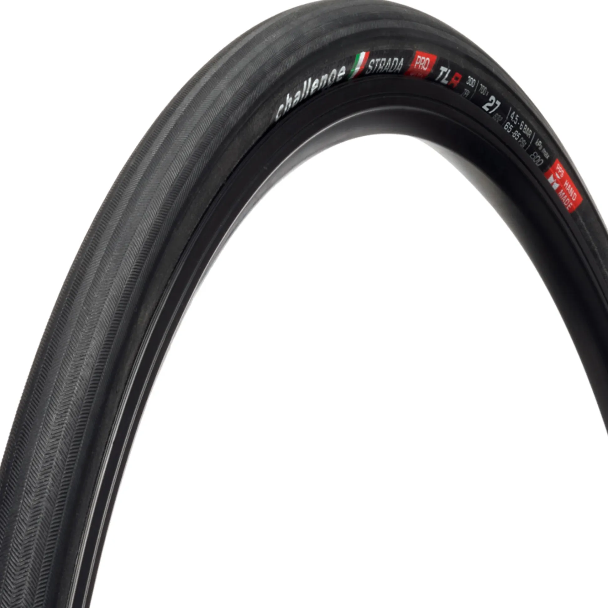 Coppia copertoni Challenge Strada Pro TLR 700x27 - Nero