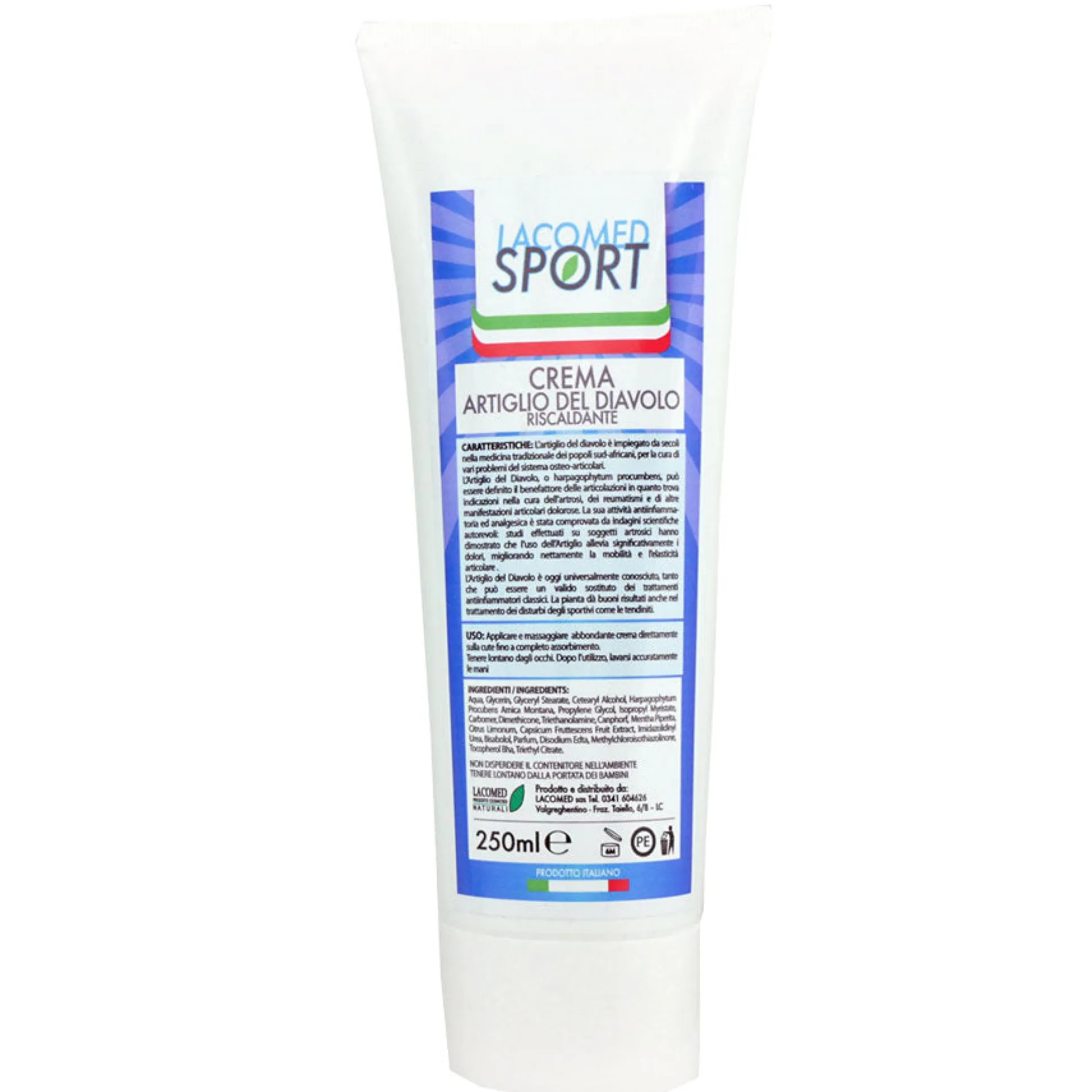 Crema riscaldante Lacomed Artiglio del Diavolo - 250ml