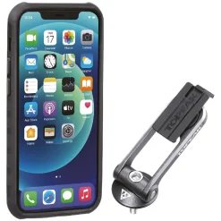 Custodia Topeak RideCase per iPhone 12 Pro max nera/grigia con supporto