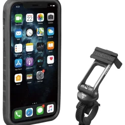 Custodia Topeak RideCase per iPhone 11 nera/grigia con supporto
