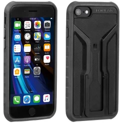 Custodia Topeak RideCase per iPhone SE 2nd Gen nera/grigia con supporto