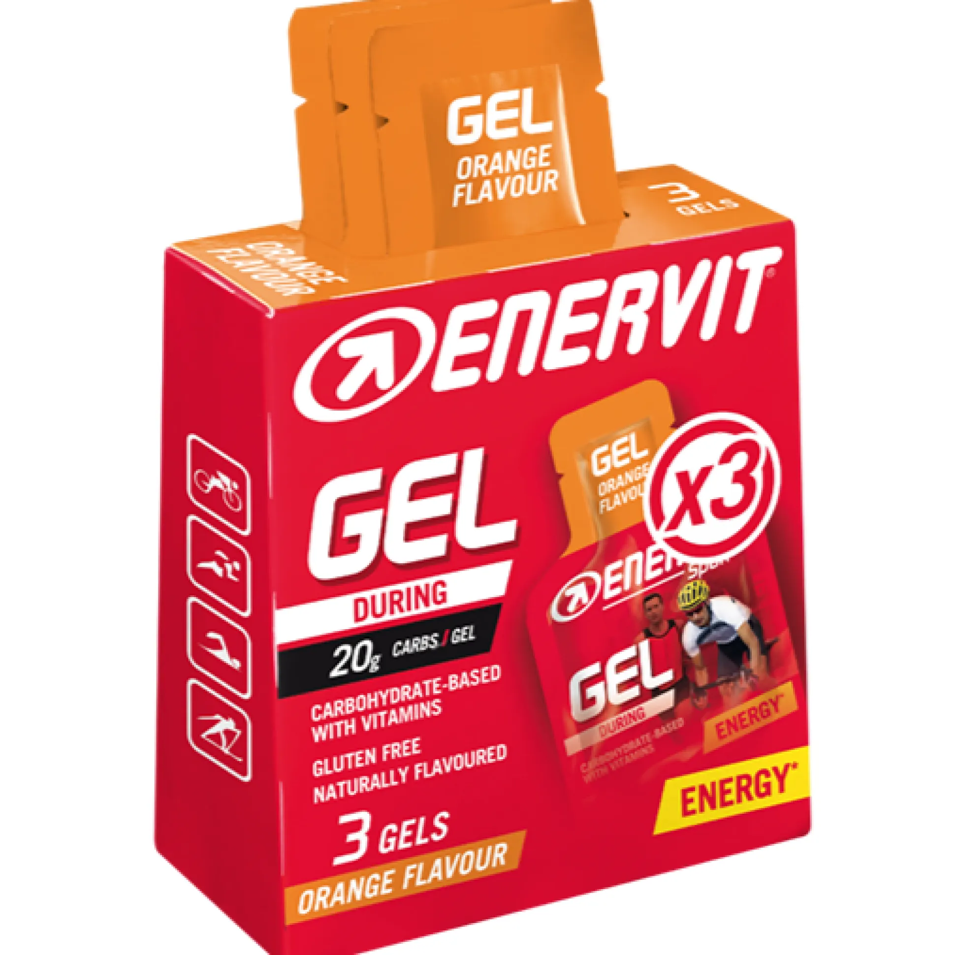 Enervit Gel Arancia Astuccio da 3