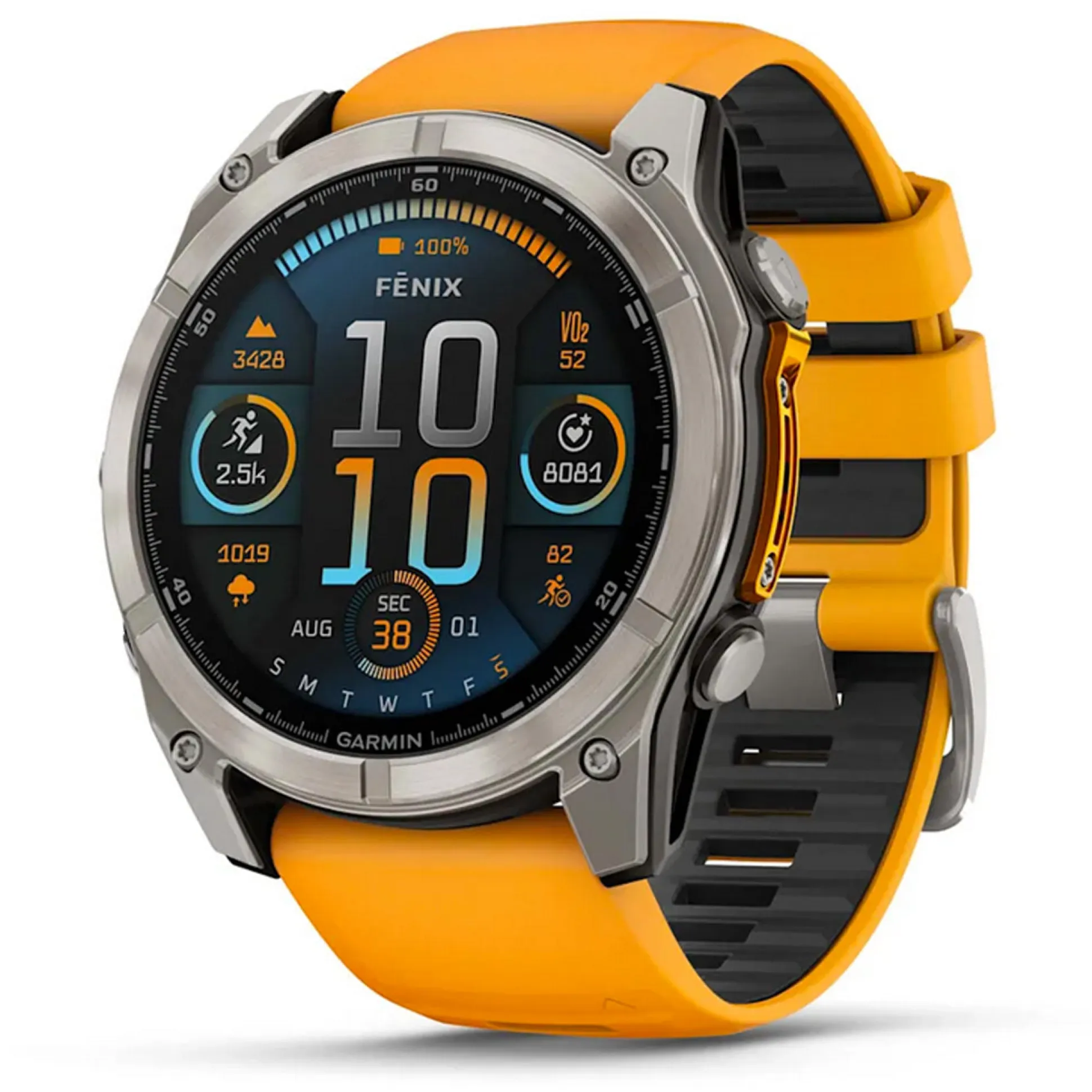 Garmin Fenix 8 51 mm AMOLED - Arancio