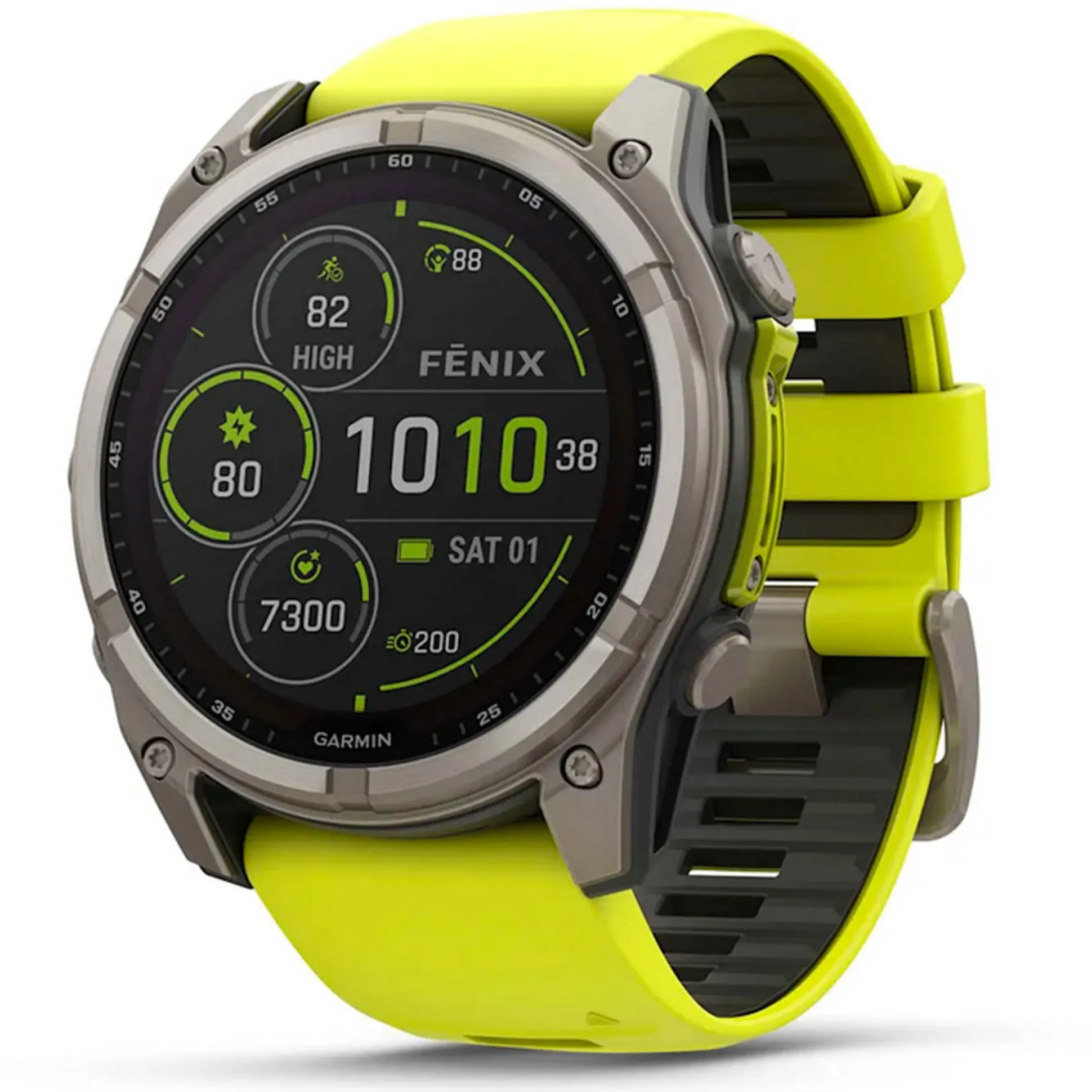 Garmin Fenix 8 Solar Sapphire 51 mm - Giallo