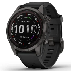 Garmin Fenix 7S Sapphire Solar - Nero